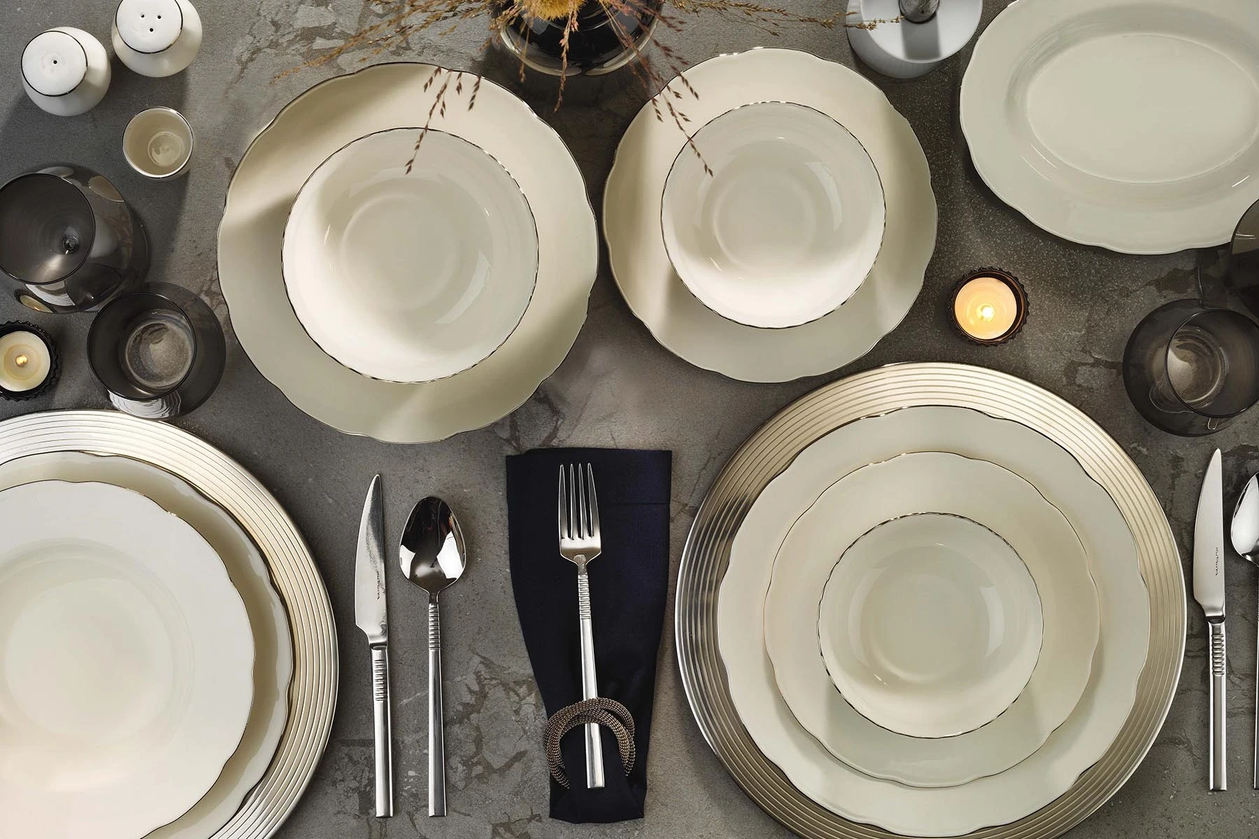 2025’te Damga Vuracak En Şık 12 Kişilik Yemek Takımları 