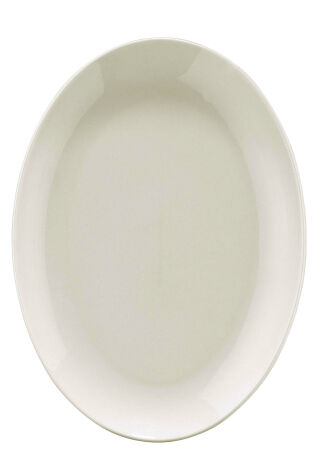 Kütahya Porselen Bone Coral 22 Cm Kayık Tabak Dekorsuz - Kütahya Porselen