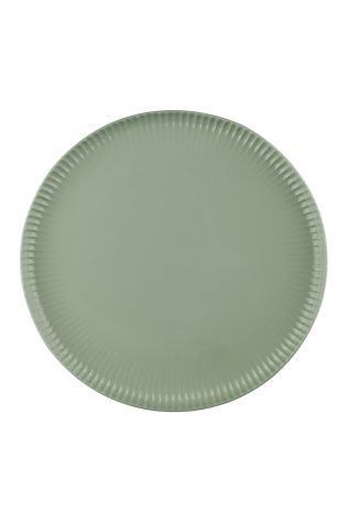 Kütahya Porselen - Crest 24 cm Düz Tabak Yeşil