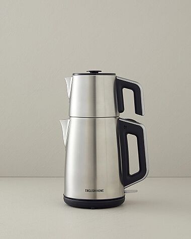 English Home CMK 6010 Inox Çay Makinesi,Siyah-Krom,2L - English Home