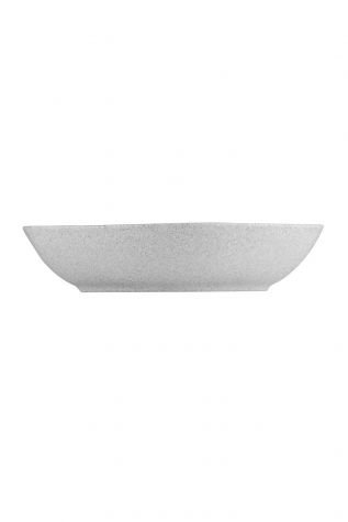 Kütahya Porselen Galaxy Mat 25 Cm Çukur Tabak Mix Granül Krem - Kütahya Porselen