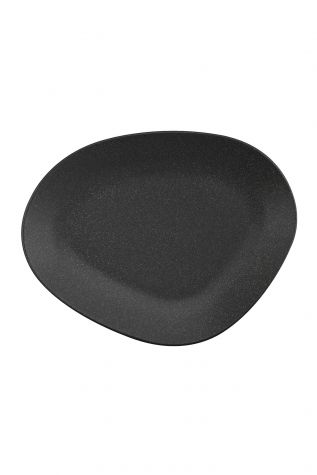 Kütahya Porselen Galaxy Mat 30 Cm Düz Tabak Mix Granül Antrasit - Kütahya Porselen
