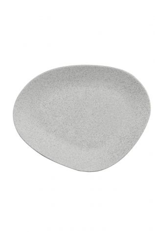 Kütahya Porselen Galaxy Mat 35 Cm Düz Tabak Mix Granül Krem - Kütahya Porselen