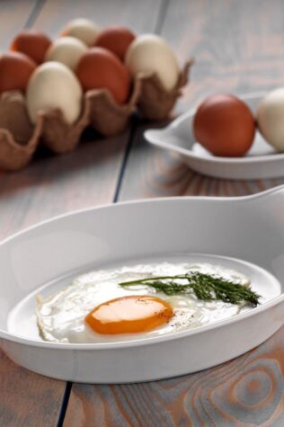 Kütahya Porselen Tavola 25 Cm Porselen Yumurta Sahanı - Kütahya Porselen