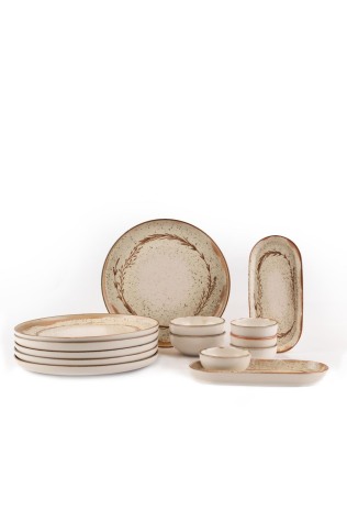 Kütahya Porselen 14 Parça 6 Kişilik Kahvaltı Takımı Rome - Kütahya Porselen