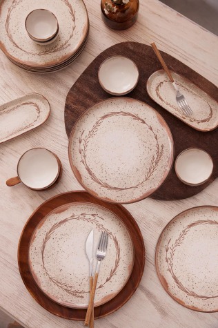 Kütahya Porselen 14 Parça 6 Kişilik Kahvaltı Takımı Rome - Kütahya Porselen