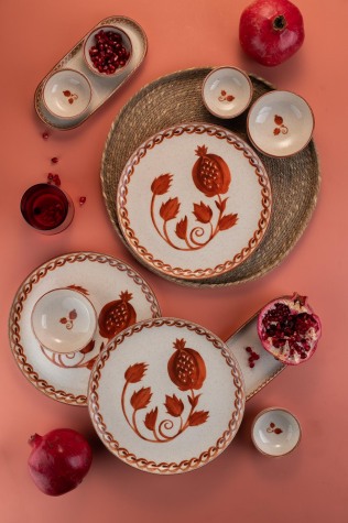 Kütahya Porselen 14 Parça 6 Kişilik Kahvaltı Takımı Ottoman Elegance - Kütahya Porselen