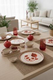 Kütahya Porselen 14 Parça 6 Kişilik Kahvaltı Takımı Ottoman Elegance 