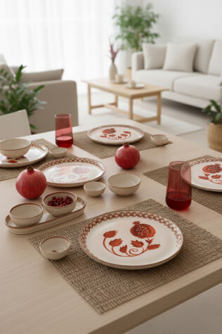 Kütahya Porselen 14 Parça 6 Kişilik Kahvaltı Takımı Ottoman Elegance - Kütahya Porselen