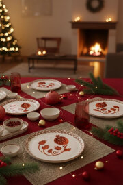 Kütahya Porselen 14 Parça 6 Kişilik Kahvaltı Takımı Ottoman Elegance 