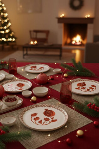 Kütahya Porselen 14 Parça 6 Kişilik Kahvaltı Takımı Ottoman Elegance - Kütahya Porselen