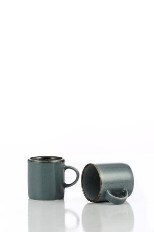 Kütahya Porselen 2 Parça 110 cc Kupa Blue - Kütahya Porselen