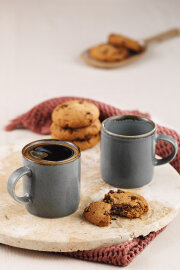 Kütahya Porselen 2 Parça 110 cc Kupa Blue 