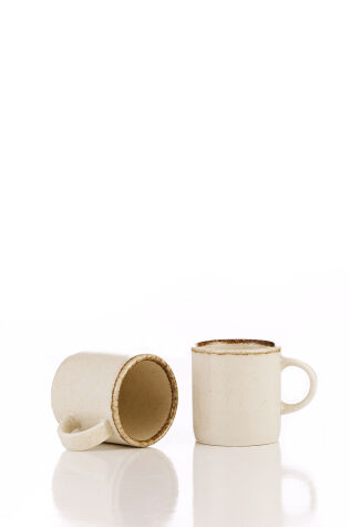 Kütahya Porselen 2 Parça 110 cc Kupa Cinnamon - Kütahya Porselen