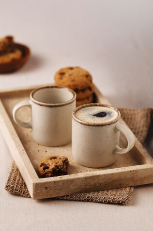 Kütahya Porselen 2 Parça 110 cc Kupa Cinnamon - Kütahya Porselen