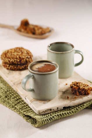 Kütahya Porselen 2 Parça 110 cc Kupa Green - Kütahya Porselen