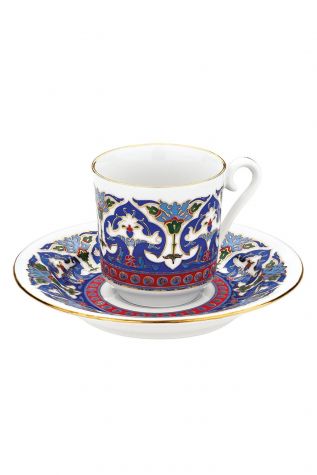 Kütahya Porselen 12 Parça 6 Kişilik Kahve Fincan Takımı 3648 - KÜTAHYA PORSELEN