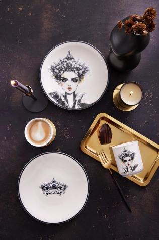 Kütahya Porselen Bella 4 Parça 2 Kişilik İkram Seti 880908 - Kütahya Porselen