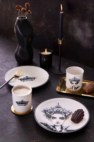 Kütahya Porselen Bella 4 Parça 2 Kişilik İkram Seti 880908 - Kütahya Porselen