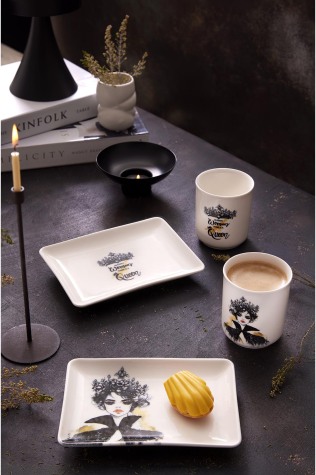 Kütahya Porselen Bella 4 Parça 2 Kişilik İkram Seti 880902 - Kütahya Porselen