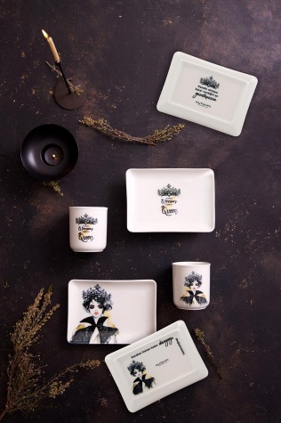 Kütahya Porselen Bella 4 Parça 2 Kişilik İkram Seti 880902 - Kütahya Porselen