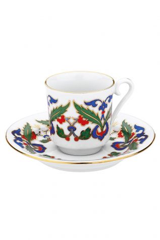 Kütahya Porselen 12 Parça 6 Kişilik Kahve Fincan Takımı 551 - Kütahya Porselen