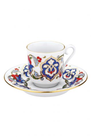 KÜTAHYA PORSELEN - Kütahya Porselen 557 Desen Kahve Fincan Takımı