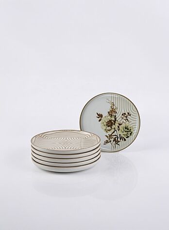 Kütahya Porselen 6 Parça 19 Cm Pasta Tabağı - Kütahya Porselen