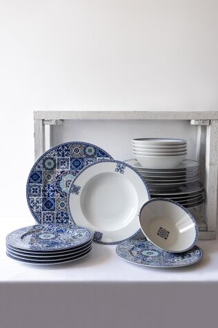 Kütahya Porselen 24 Parça 6 Kişilik Yemek Takımı 9429 - Kütahya Porselen