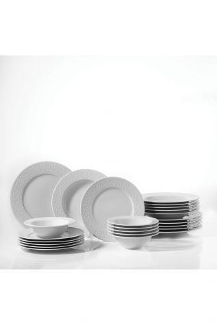Kütahya Porselen Açelya 24 Parça 6 Kişilik Yemek Seti - Kütahya Porselen