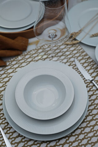 Kütahya Porselen Adler 24 Parça 6 Kişilik Yemek Takımı - Kütahya Porselen