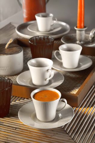 Kütahya Porselen Adler Es 12 Parça 6 Kişilik Kahve Fincan Takımı - KÜTAHYA PORSELEN