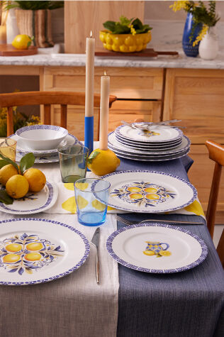 Kütahya Porselen Amalfi 26 Parça 6 Kişilik Yemek Takımı - Kütahya Porselen