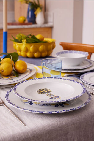 Kütahya Porselen Amalfi 26 Parça 6 Kişilik Yemek Takımı - Kütahya Porselen