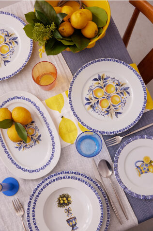 Kütahya Porselen Amalfi 26 Parça 6 Kişilik Yemek Takımı - Kütahya Porselen