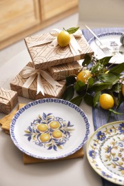 Kütahya Porselen Amalfi 4 Parça 21 Cm Pasta Tabağı - Kütahya Porselen
