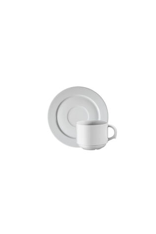 Kütahya Porselen Antalya Otel 2 Parça/Tek Kişilik 023C Çay Takımı - Kütahya Porselen