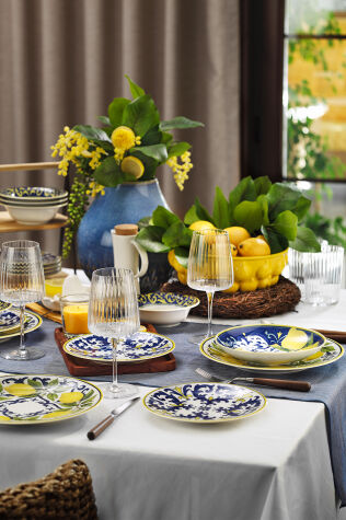 Kütahya Porselen Aurora 24 Parça 6 Kişilik Yemek Takımı - Kütahya Porselen