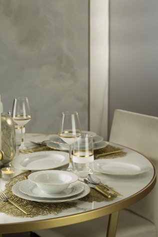 Kütahya Porselen Başak 51 Parça 12 Kişilik Yemek Takımı - Kütahya Porselen