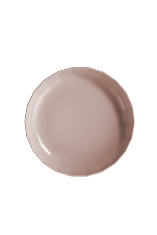 Kütahya Porselen - Kütahya Porselen Bevel 21cm.2 Parça Çukur Tabak Setı Mat Pembe