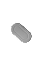 Kütahya Porselen Bevel 22x12 Cm Oval Kayık Tabak Mat Bej - Kütahya Porselen