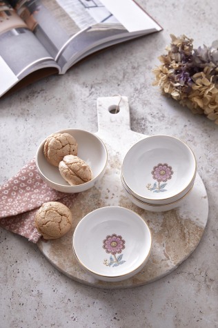 Kütahya Porselen Bone Chirpy 4 Parça 10 Cm Kase Seti - Kütahya Porselen