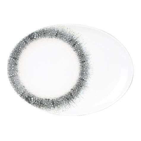 Kütahya Porselen Bone Coral 26cm. Kayık Tabak Dg-857 Kratos - Kütahya Porselen