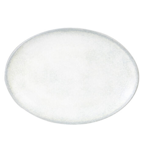 Kütahya Porselen Bone Coral 26cm. Kayık Tabak Dg-868 Kratos - Kütahya Porselen