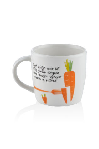 Kütahya Porselen Bone Diyet Arkadaşı 350 Cc Kupa - Kütahya Porselen