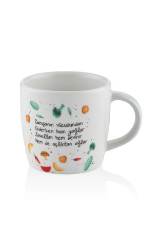 Kütahya Porselen Bone Diyet Arkadaşı 350 Cc Mug Bardak 10263 - Kütahya Porselen