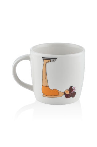 Kütahya Porselen Bone Diyet Arkadaşı 350 Cc Mug Bardak - Kütahya Porselen