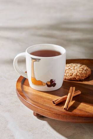 Kütahya Porselen Bone Diyet Arkadaşı 350 Cc Mug Bardak - Kütahya Porselen