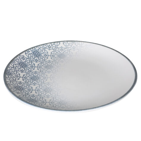 Kütahya Porselen Bone Ent 25cm. Düz Tabak Mat Dg-860 Kratos - Kütahya Porselen