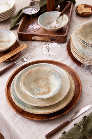 Kütahya Porselen Frekans 18 Parça 6 Kişilik Yemek Takımı - Kütahya Porselen